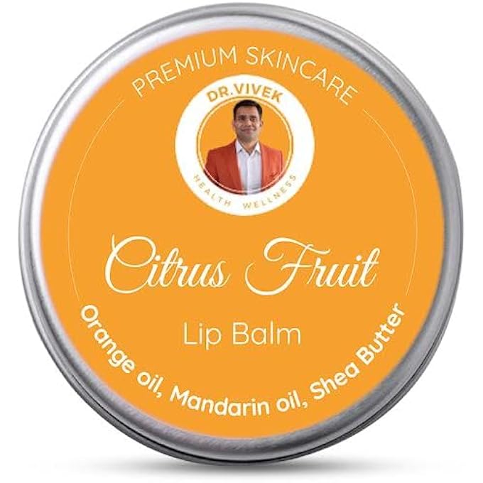 WE HERBAL LIMITED EDITION CITRUS FRUIT LIP BALM - DEEPLY MOISTURISING & NOURISHING, ALL-NATURAL INGREDIENTS, LONG-LASTING HYDRATION FOR SMOOTH, SOFT LIPS, IDEAL FOR DAILY USE, 8GM - Image 1